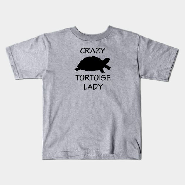 Crazy Tortoise Lady Kids T-Shirt by The Lemon Stationery & Gift Co